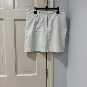 Nike White Skorts Versatile Cotton Blend